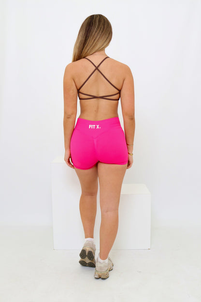 Barbie pink sculpt shorts