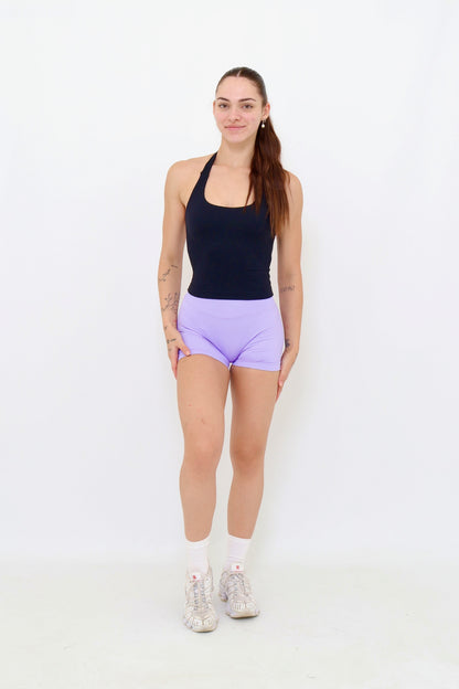 Lavender sculpt shorts