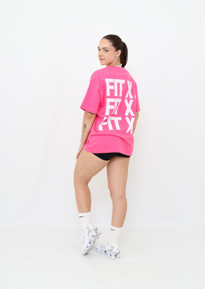 Pink oversized tee