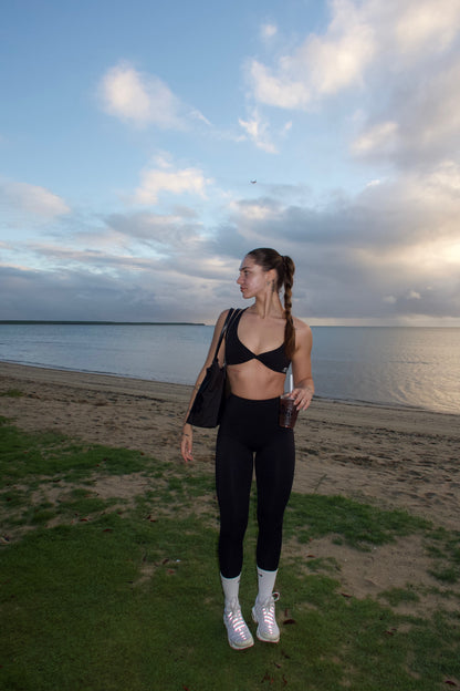 Black seamless leggings