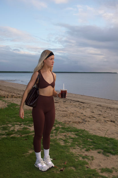 Espresso seamless leggings